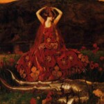 La Belle Dame Sans Merci - Frank Cadogan Cowper(1926) Eser, özel koleksiyonda konumlanmaktadır. La Belle Dame Sans Merci-Frank Cadogan Cowper