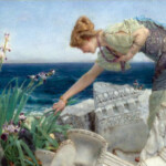 Lawrence Alma Tadema'nın 1902 yılında başlayıp 1904 tarihinde tamamladığı ''Kalıntılar Arasında'' adlı tablosu. 39cm x 24cm boyutlarında olan eser, özel koleksiyonda konumlanmaktadır. Kalıntılar Arasında