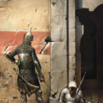 Jose Daniel Cabrera Peña imzalı bir tablo: Osmanlı sipahisi ve Aragon paralı askeri - Devlet-i Aliyye kuvvetleri İstanbul sokaklarında(2014) Osmanlı sipahisi ve Aragon paralı askeri-Jose Daniel Cabrera Peña