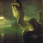 Sappho Leucate'te - Antoine Jean Gros(1771-1835)
Resim, 122cm x 100cm boyutlarında olup, Musée Baron Gérard'da konumlanmaktadır. Sappho Leucate'te-Antoine Jean Gros