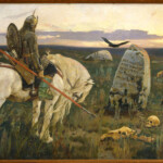 Viktor Vasnetsov - Yol Kavşağında Bir Şövalye(1 Ocak 1882). Eser, Rusya Müzesi'nde sergilenmektedir.